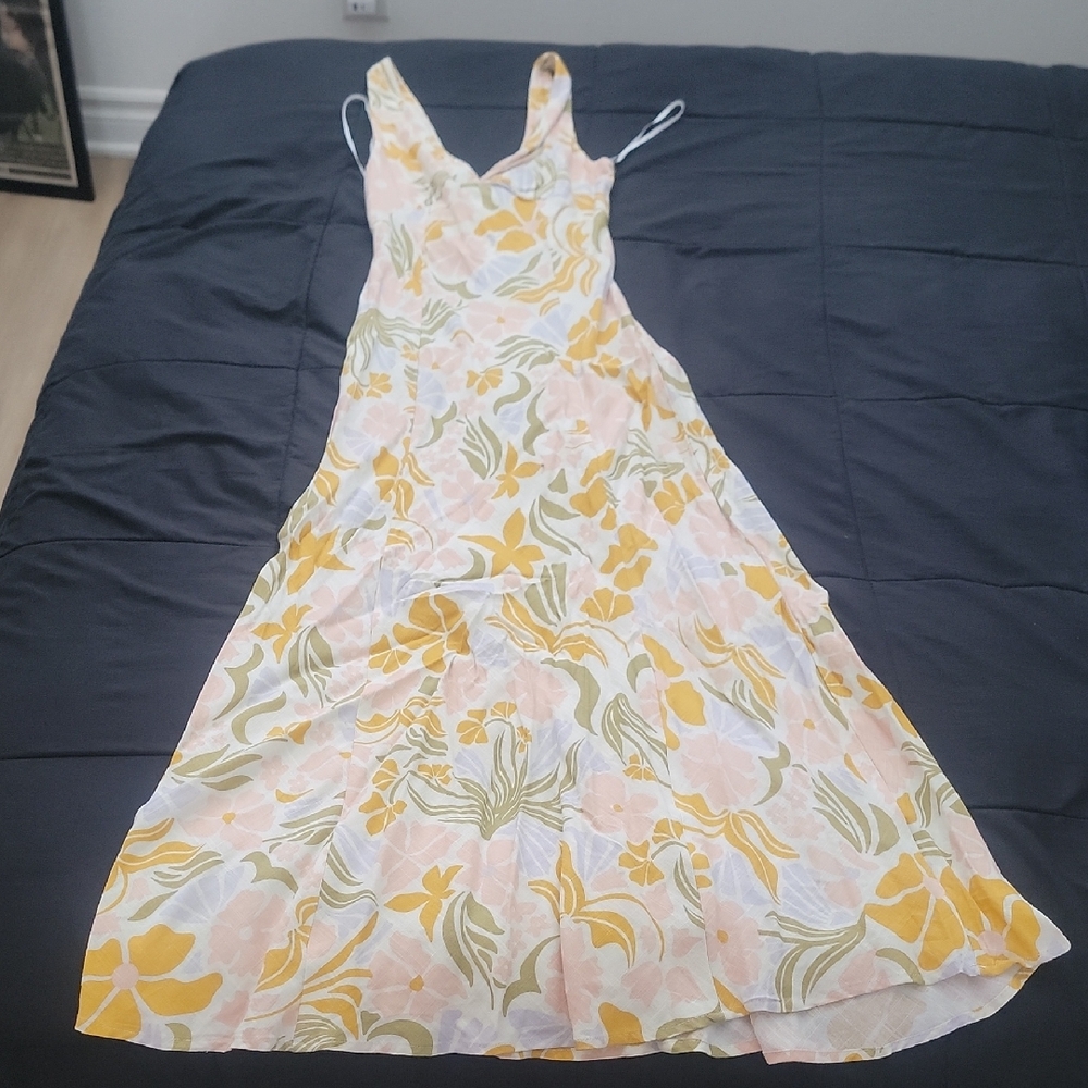 Floral Sleeveless Maxi Dress